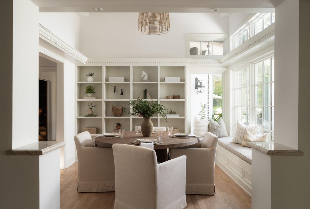 Dining room, Interior, Wood Texture Flooring