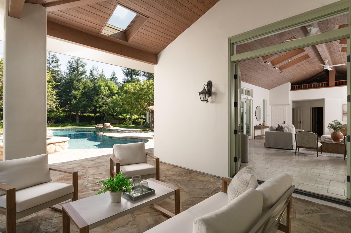 Exterior, Pool, Wooden Ceilings