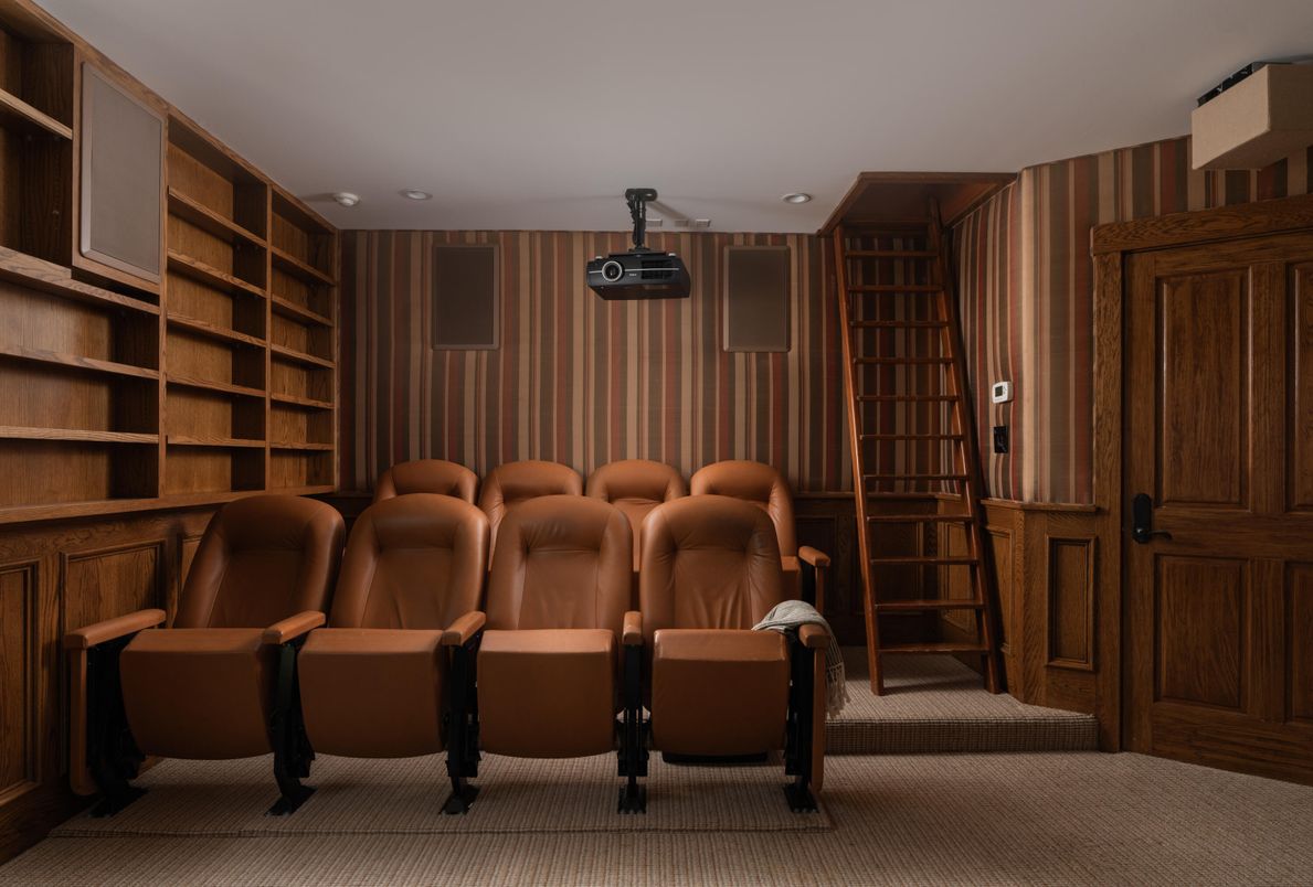 Home Theatre Room, Interior, Recessed Lighting, Theatre Room