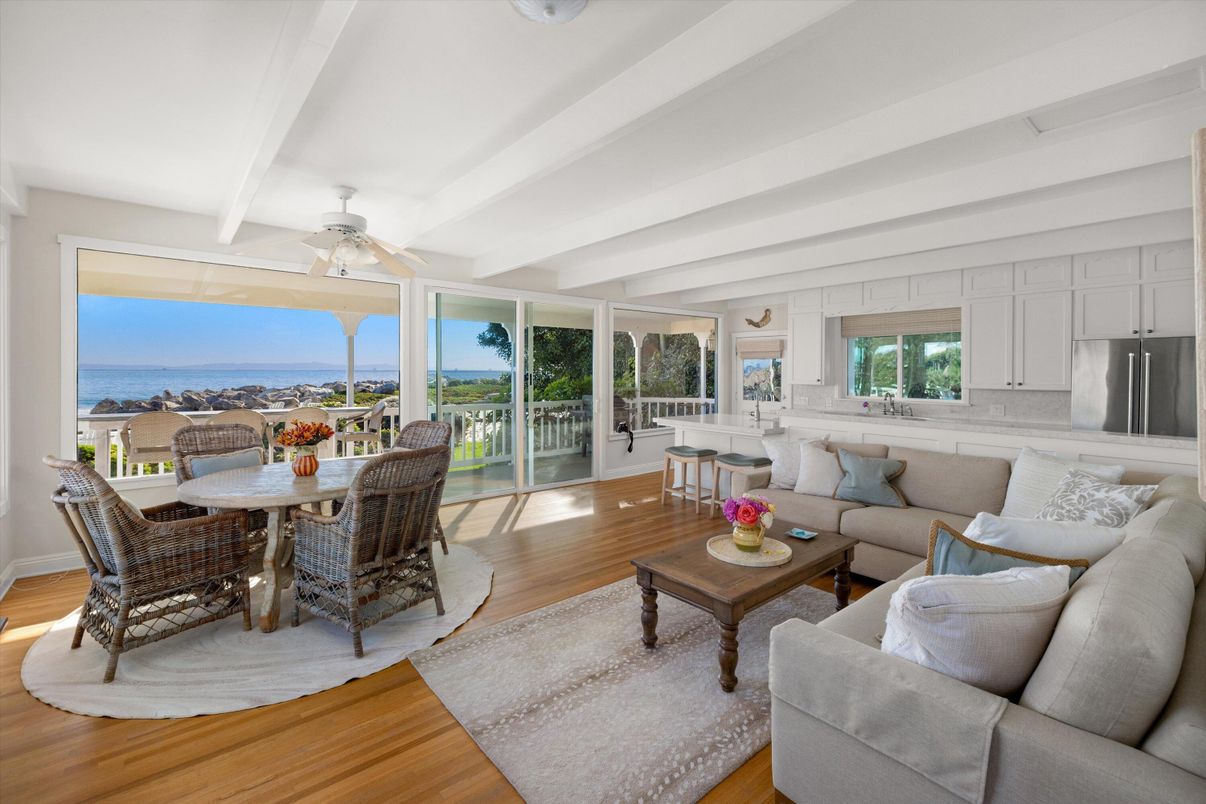Dining room, Interior, Kitchen, Living room, Water, Wood Texture Flooring