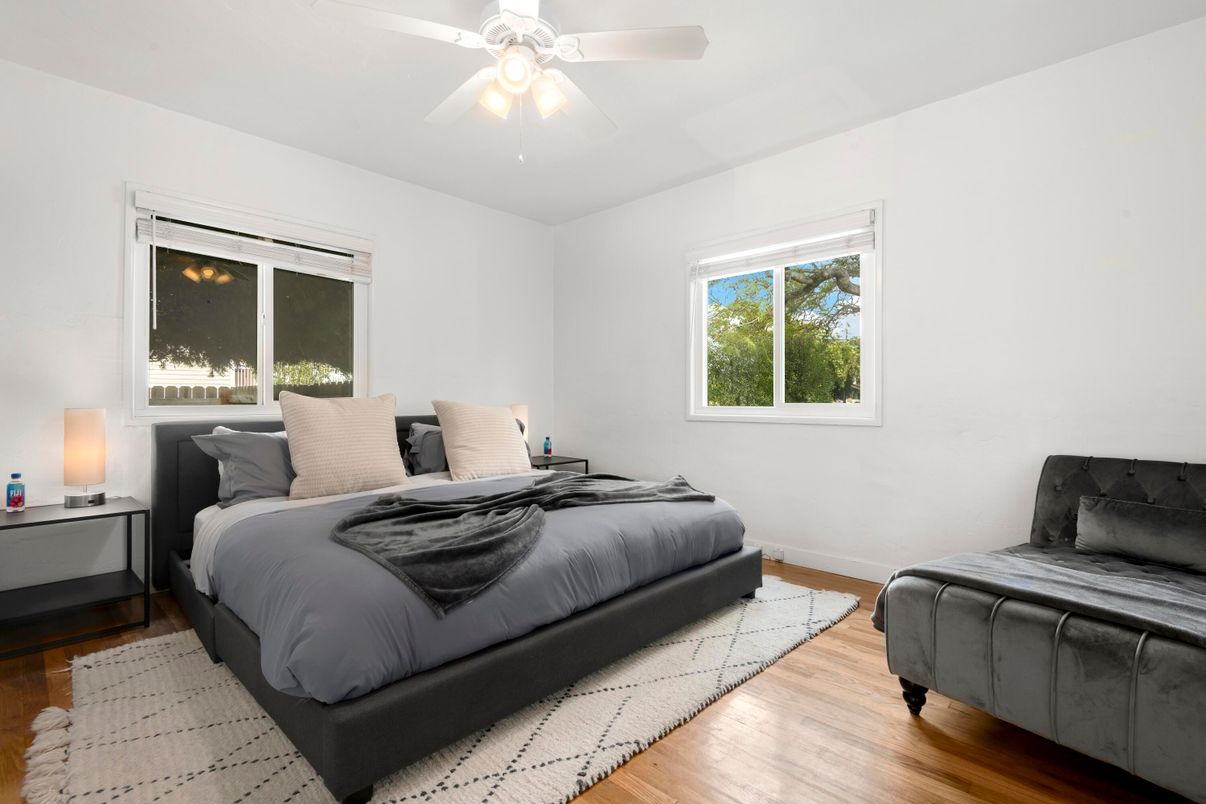 Bedroom, Interior, Wood Texture Flooring