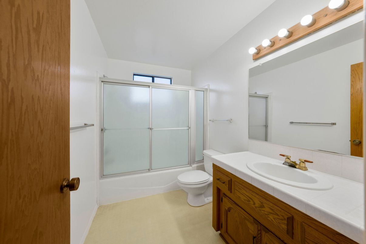Bathroom, Glass Shower, Interior, Tile Countertops