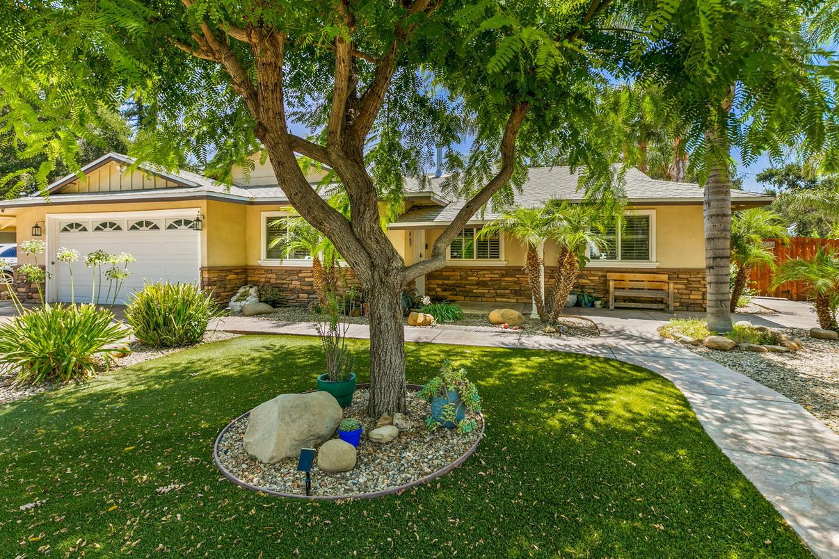 Attached, Backyard, Exterior, Facade, Ranch