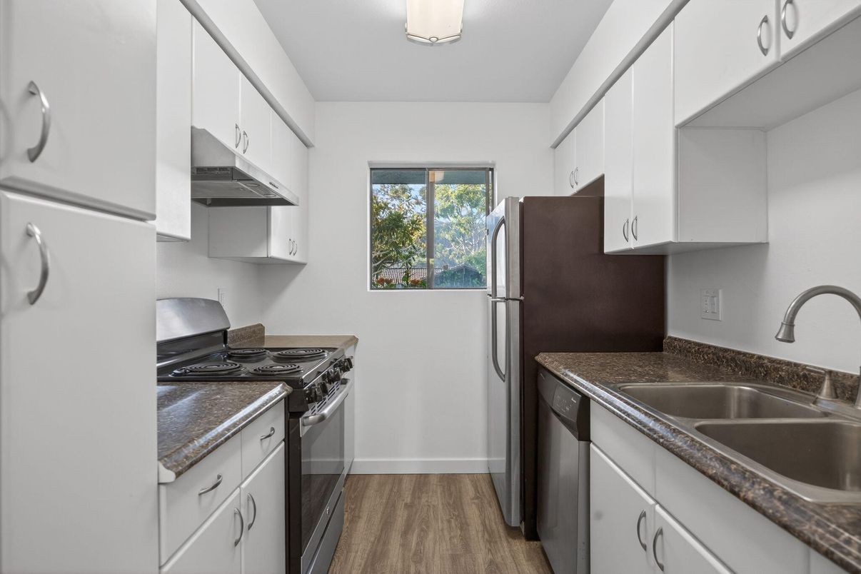 Interior, Kitchen, Wood Texture Flooring