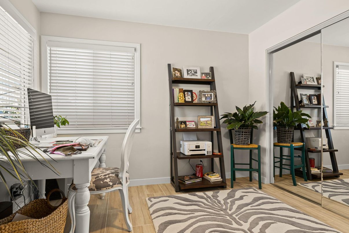 Home Office, Interior, Wood Texture Flooring