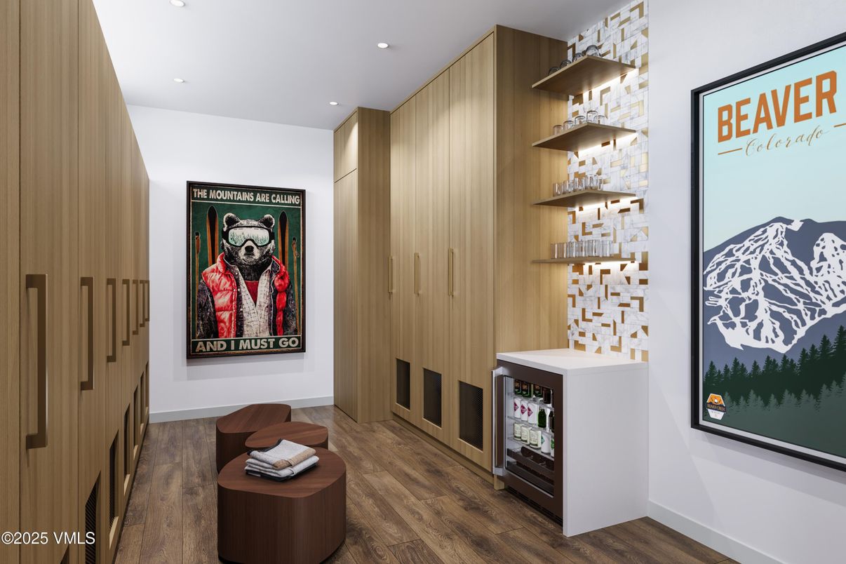 Interior, Recessed Lighting, Wood Texture Flooring