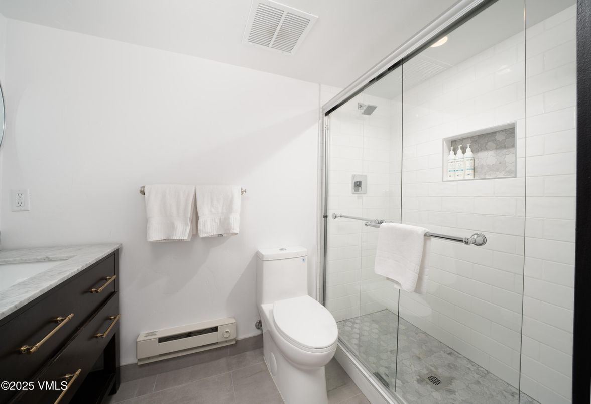 Bathroom, Glass Shower, Interior