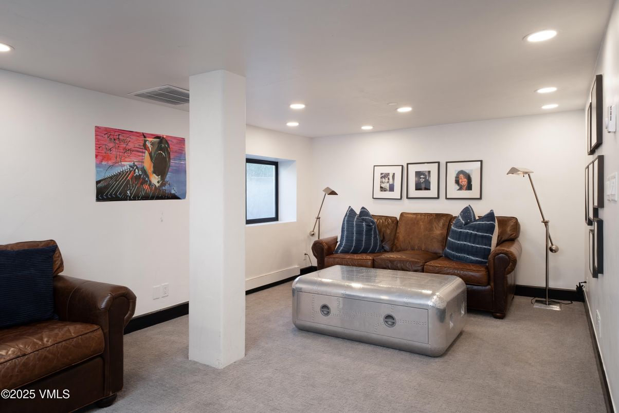 Interior, Living room, Recessed Lighting