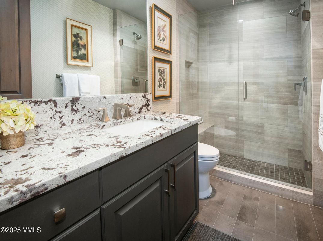 Bathroom, Glass Shower, Interior