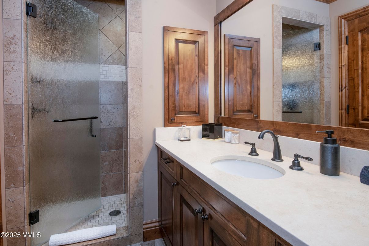 Bathroom, Glass Shower, Interior