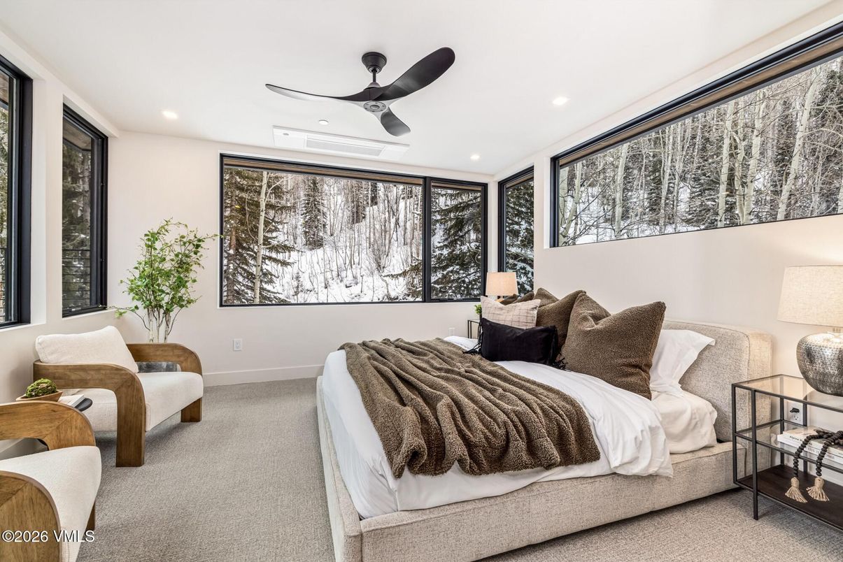 Bedroom, Interior, Recessed Lighting