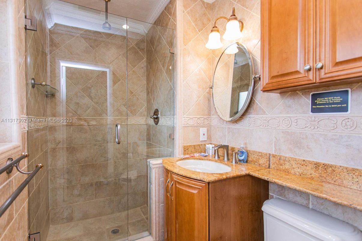 Bathroom, Glass Shower, Interior