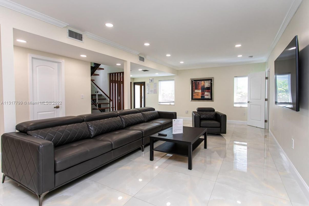 Interior, Living room, Recessed Lighting