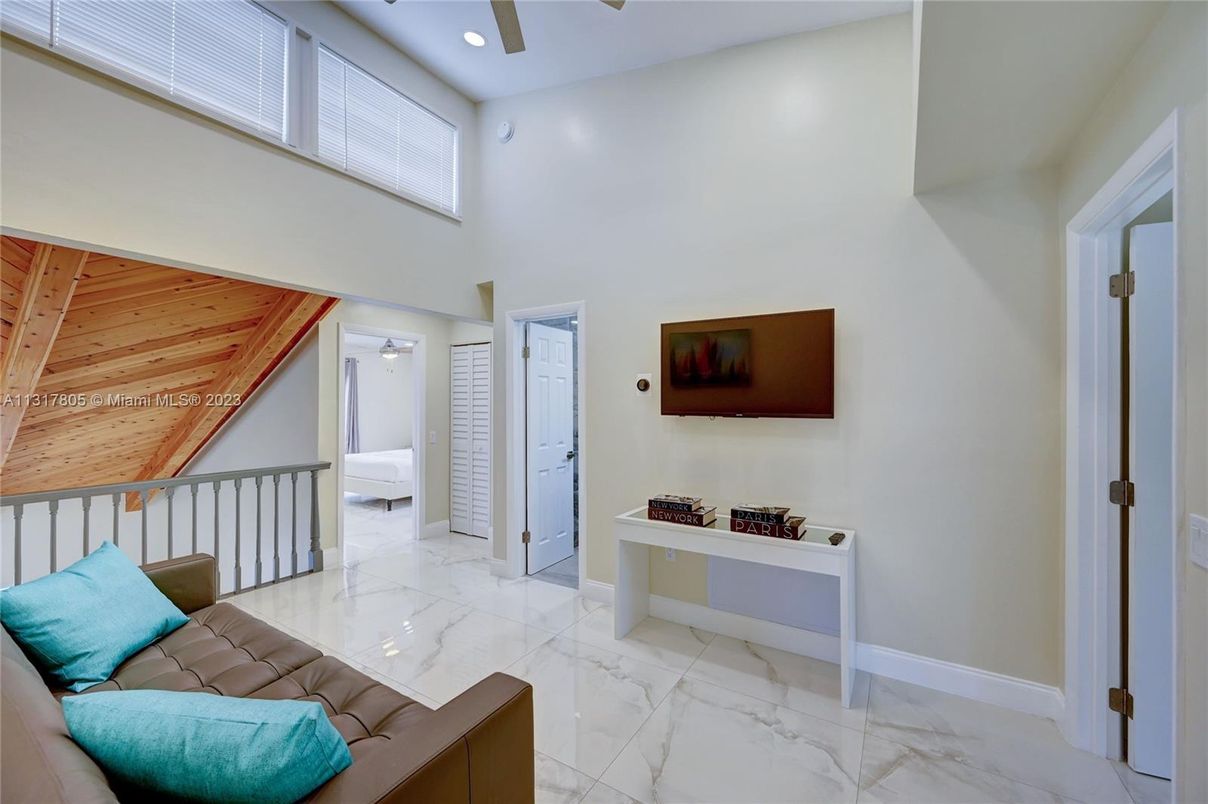 Interior, Marble, Recessed Lighting, Wooden Ceilings