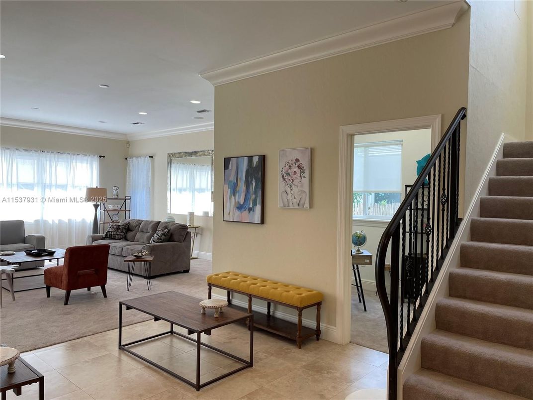 Interior, Living room, Recessed Lighting