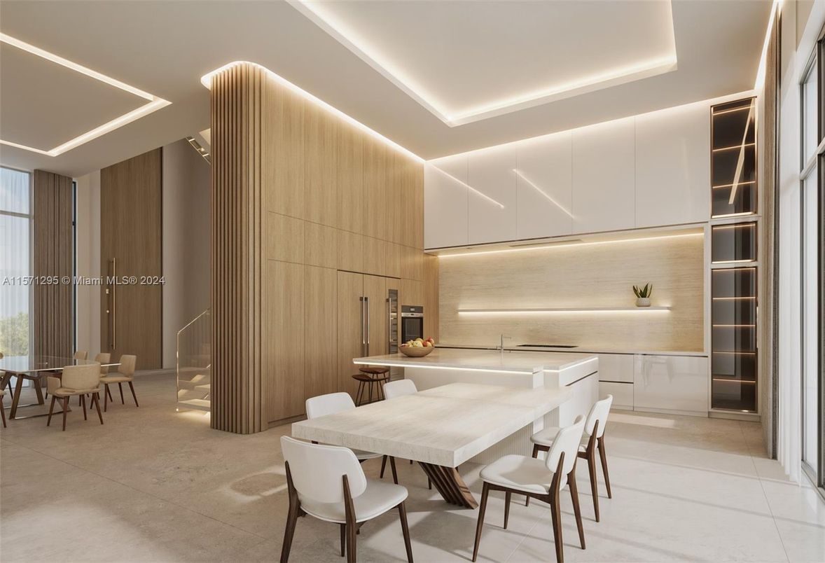 Dining room, Interior, Kitchen