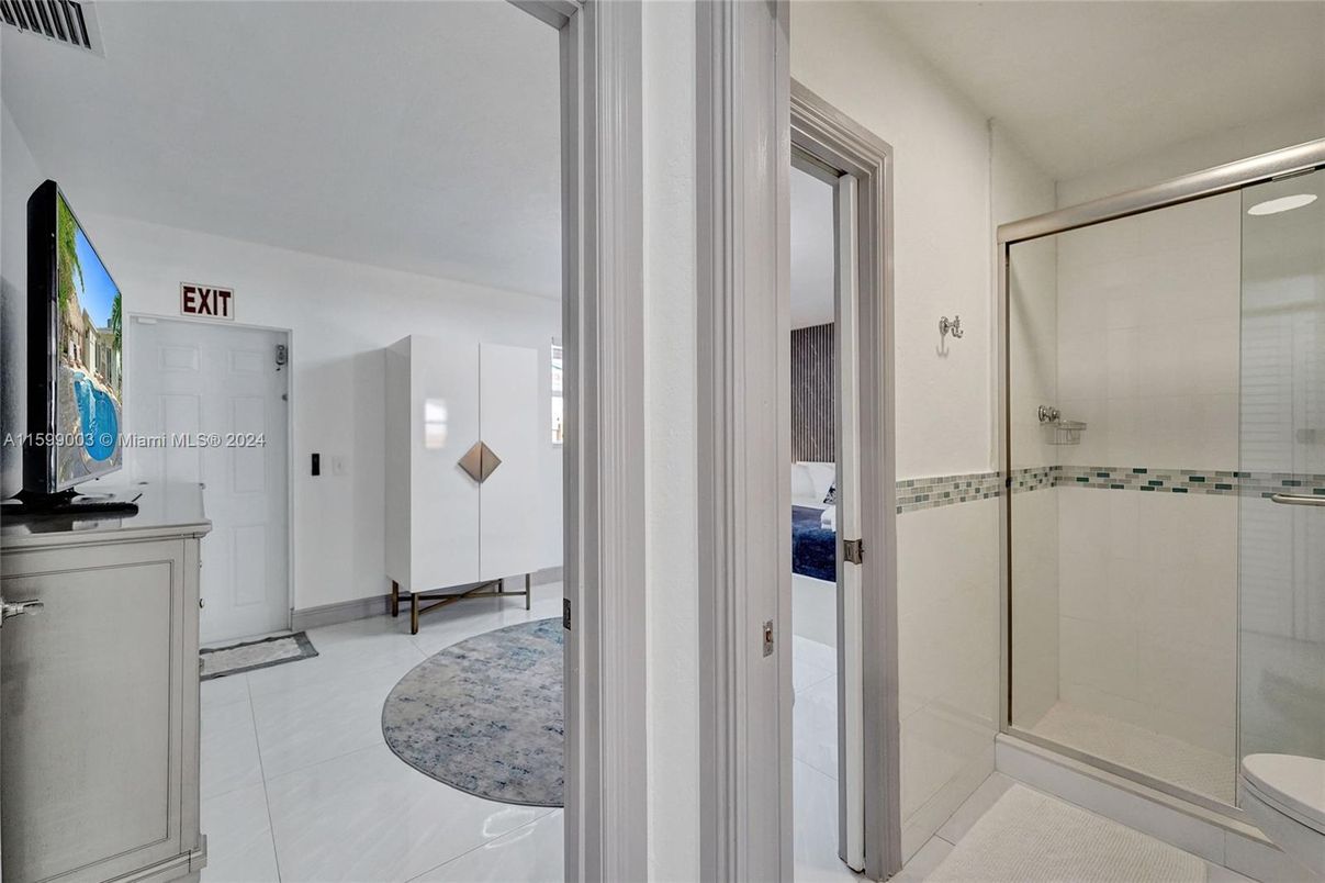 Bathroom, Glass Shower, Interior