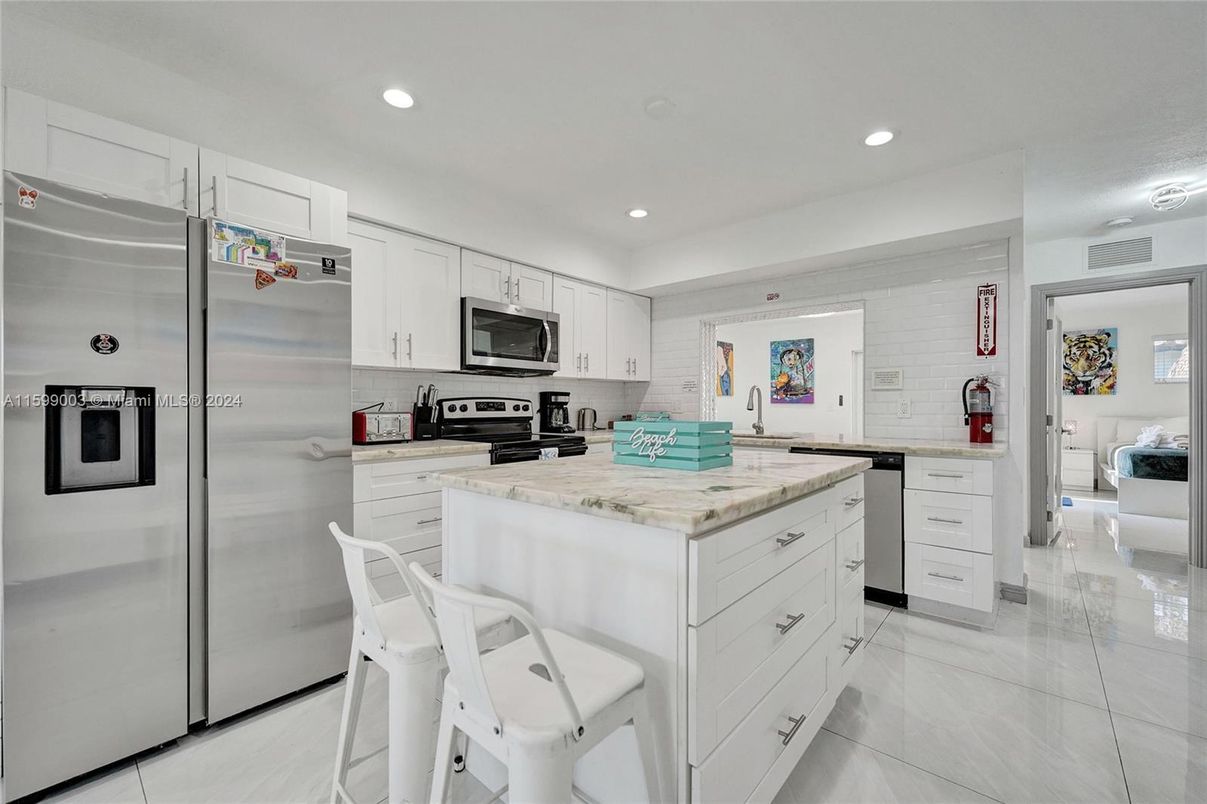 Interior, Kitchen, Recessed Lighting, Stainless Steel Appliances