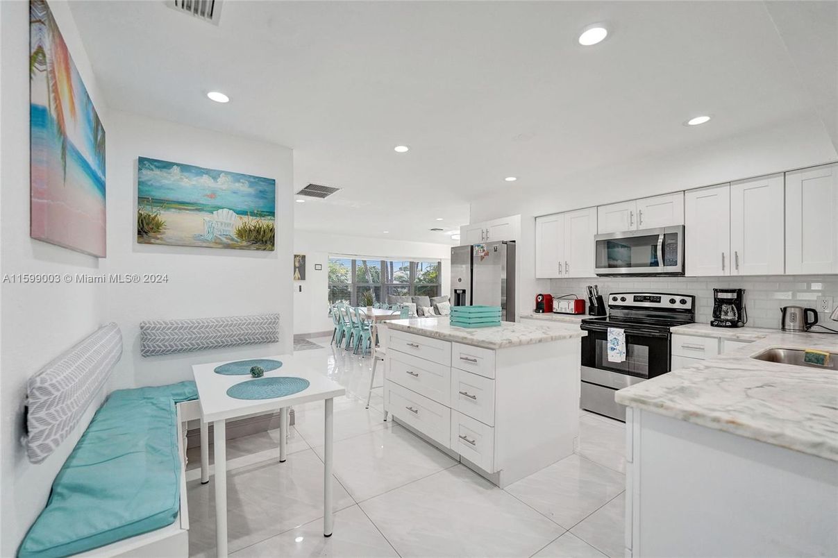 Interior, Kitchen, Recessed Lighting, Stainless Steel Appliances