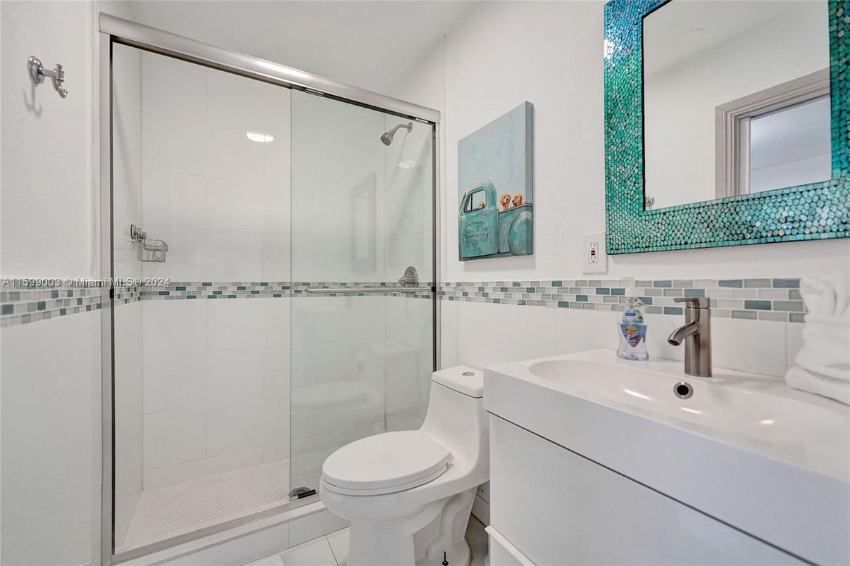 Bathroom, Glass Shower, Interior