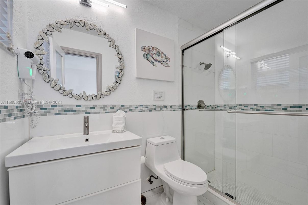 Bathroom, Glass Shower, Interior