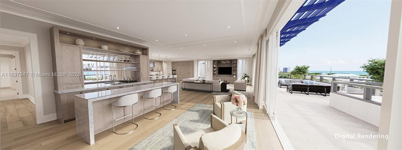 Interior, Living room, Recessed Lighting, Water, Wood Texture Flooring