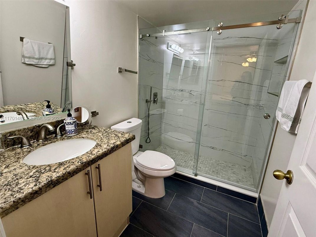 Bathroom, Glass Shower, Interior, Marble Walls