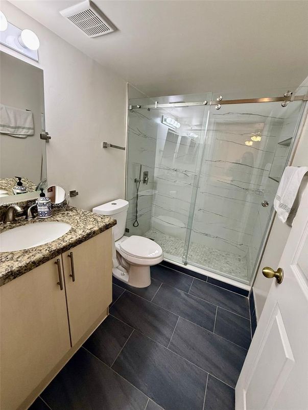 Bathroom, Glass Shower, Interior