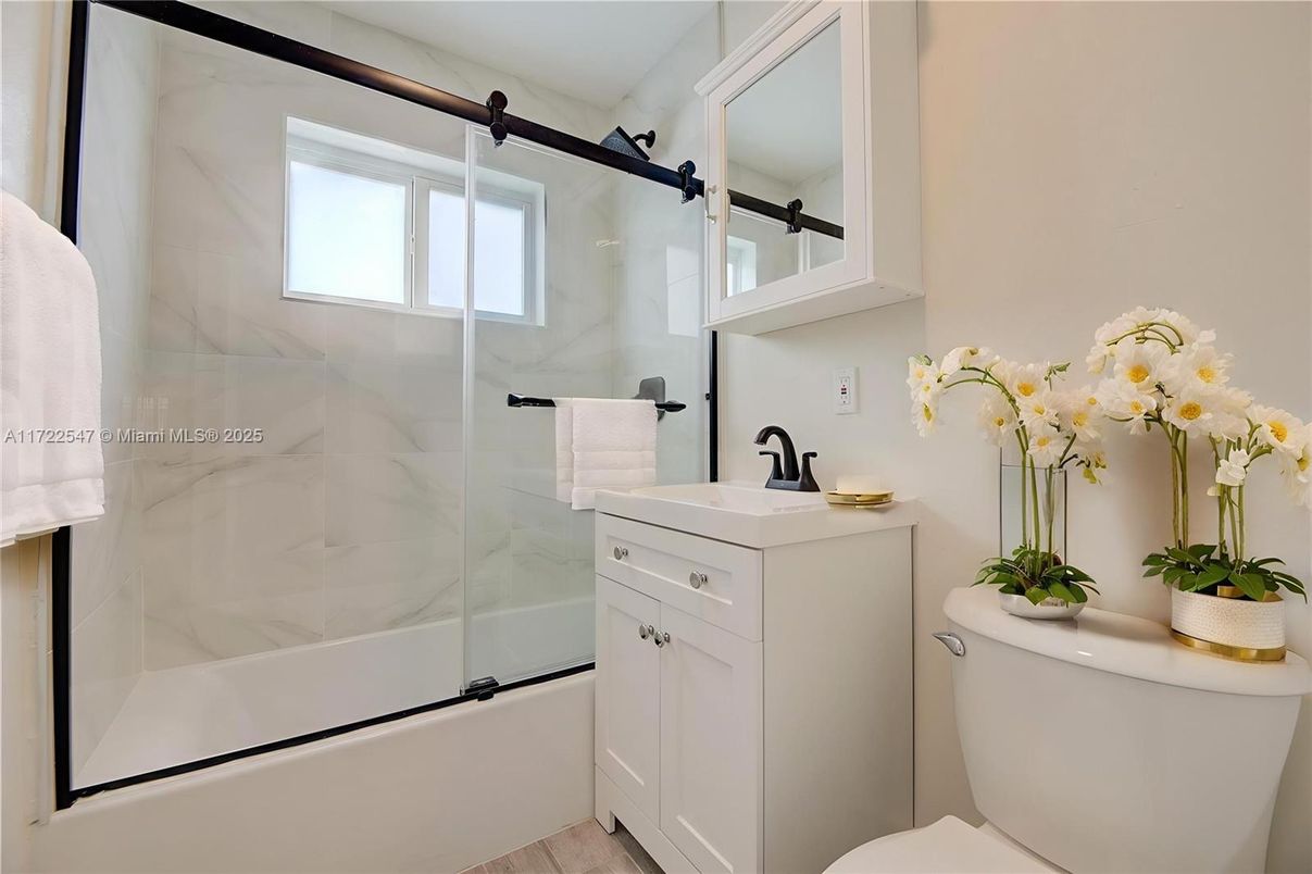 Bathroom, Glass Shower, Interior, Marble Walls