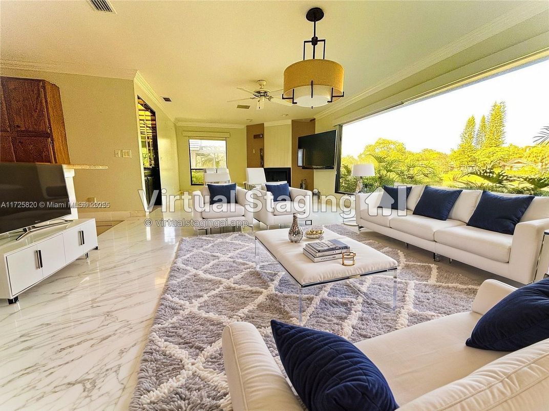 Interior, Living room, Marble, Pendant Lights