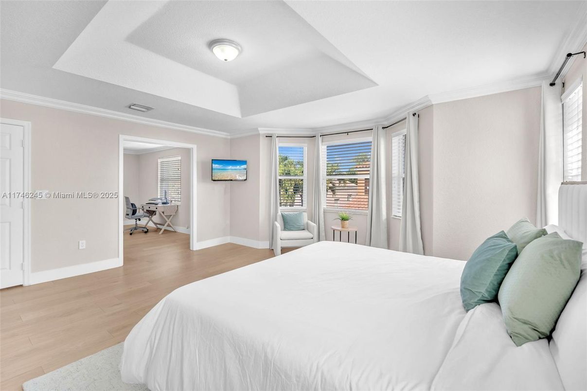 Bedroom, Interior, Wood Texture Flooring