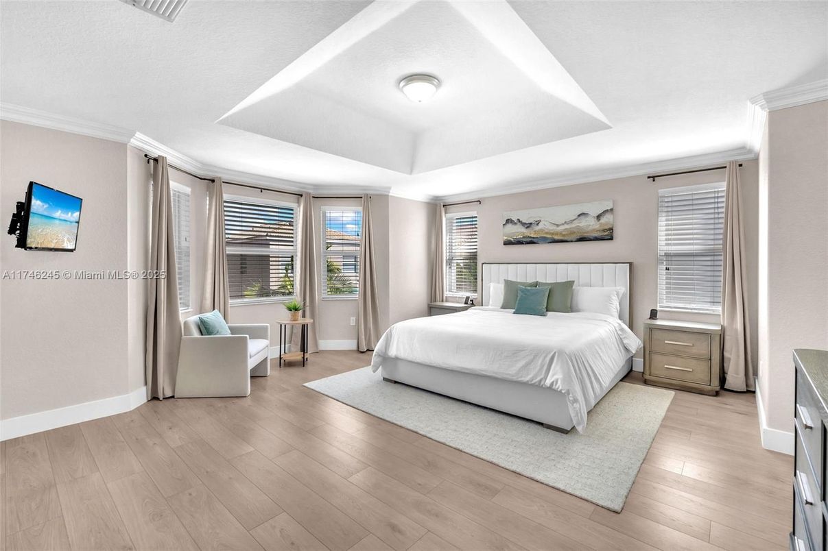 Bedroom, Interior, Wood Texture Flooring