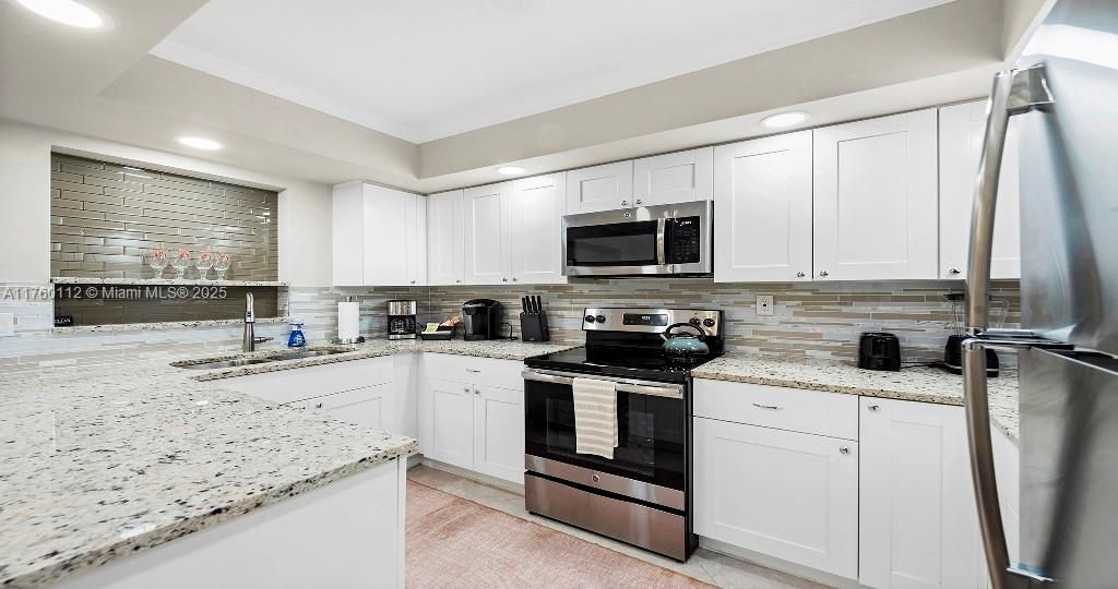 Interior, Kitchen, Recessed Lighting, Stainless Steel Appliances