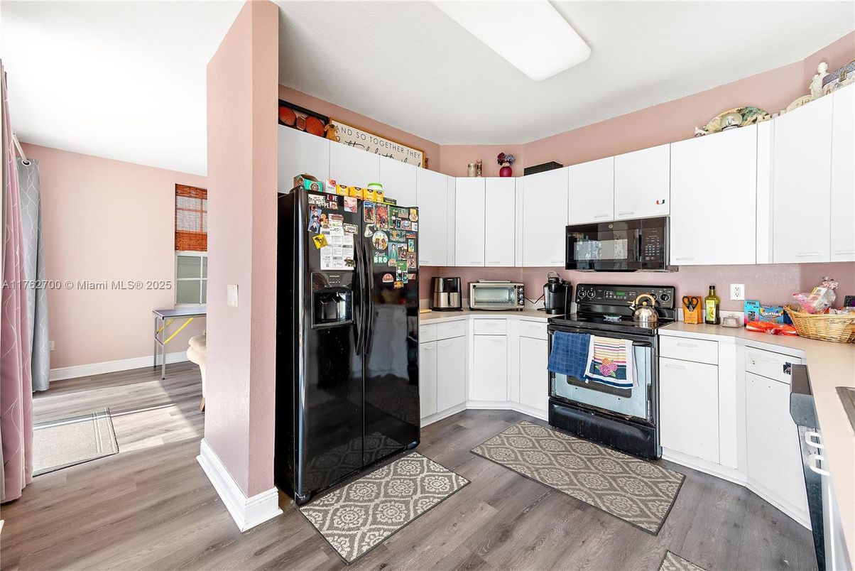 Interior, Kitchen, Wood Texture Flooring