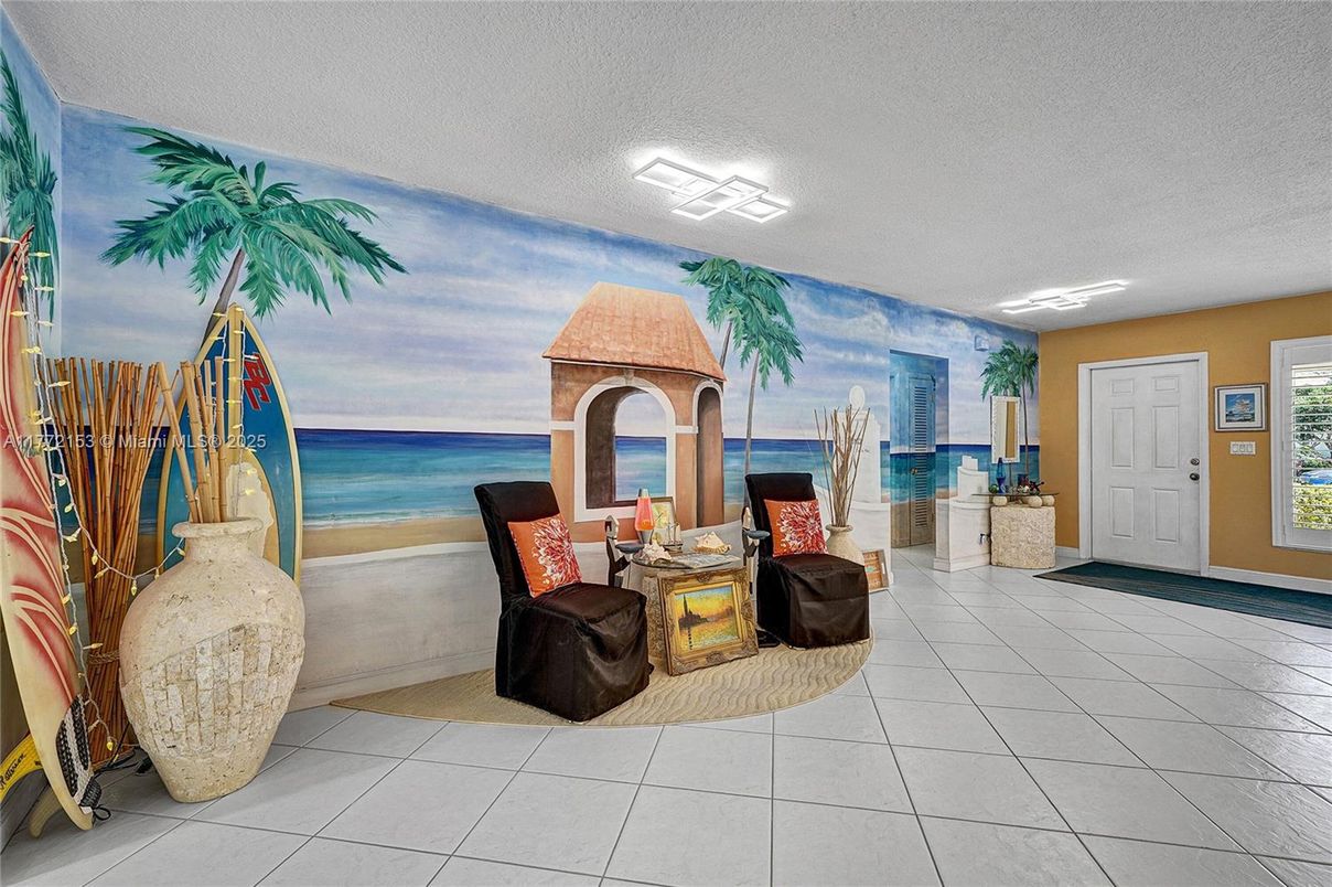 Fireplace, Interior, Water