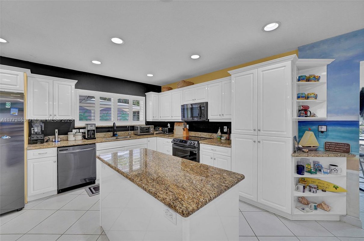 Interior, Kitchen, Recessed Lighting, Stainless Steel Appliances