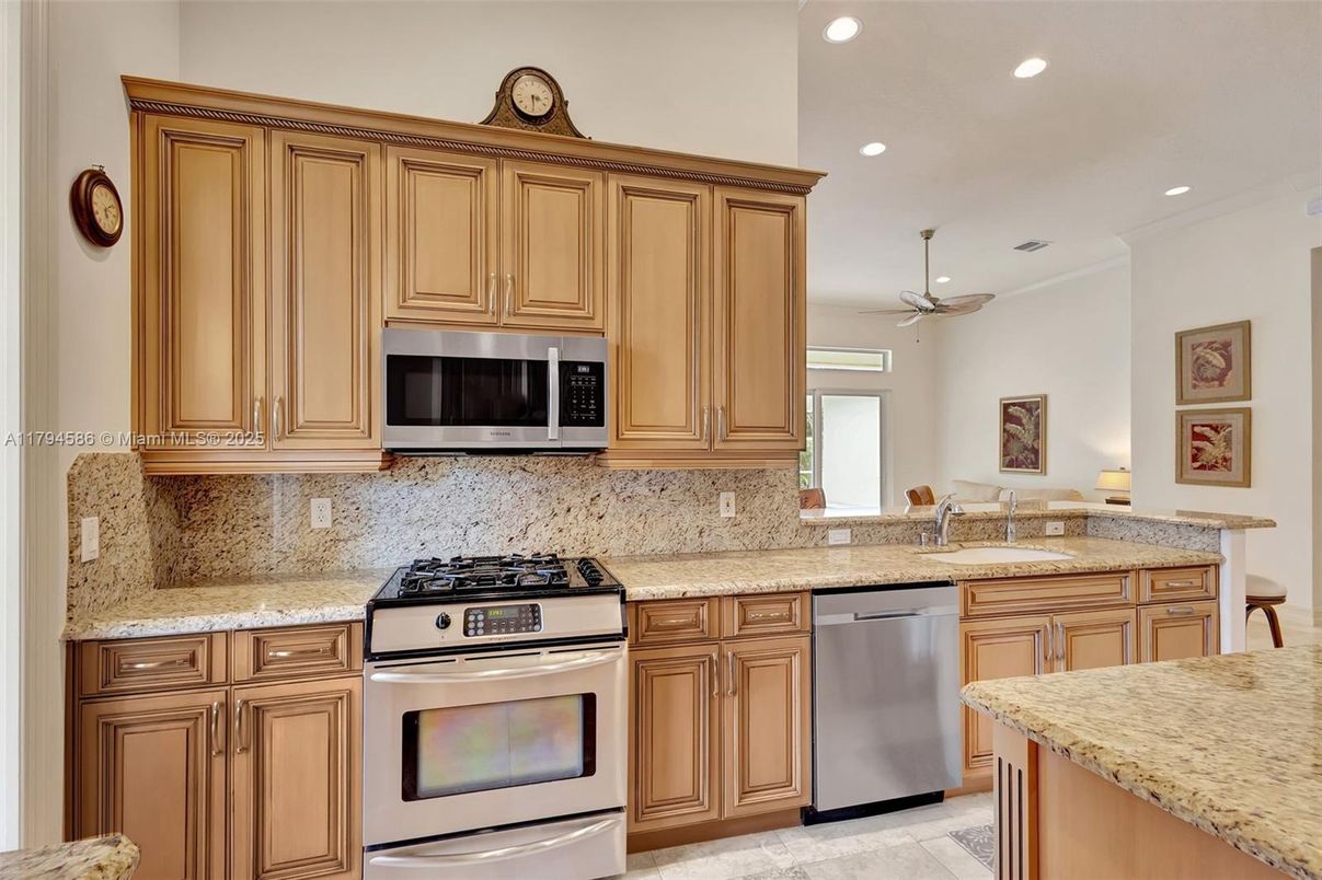 Interior, Kitchen, Recessed Lighting, Stainless Steel Appliances