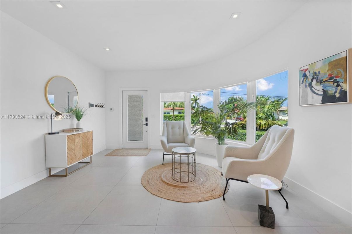 Interior, Living room, Recessed Lighting