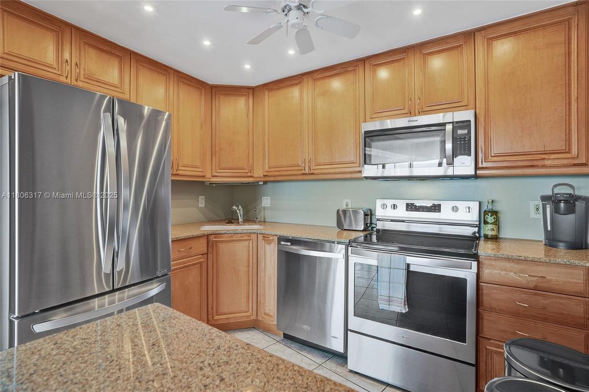 Interior, Kitchen, Recessed Lighting, Stainless Steel Appliances