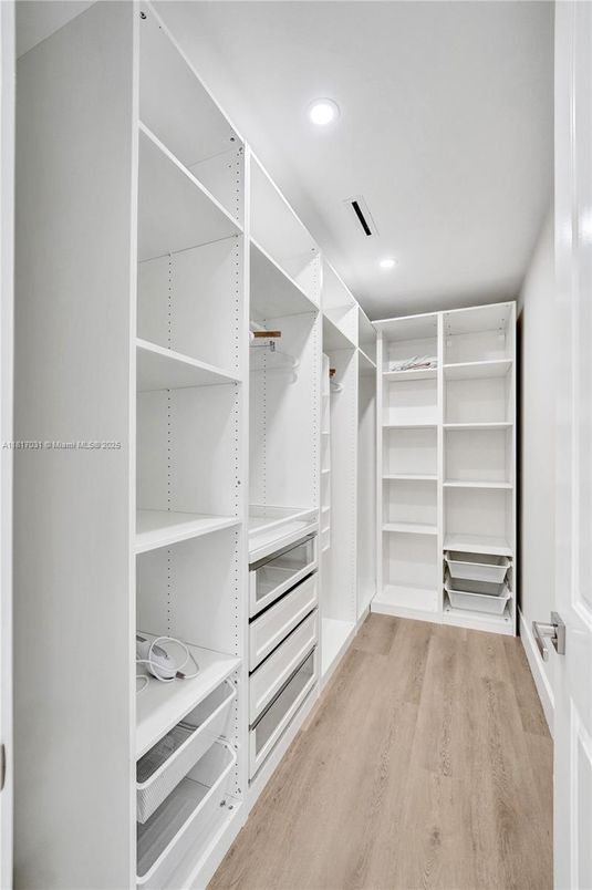 Interior, Recessed Lighting, Walk-in Closets, Wood Texture Flooring
