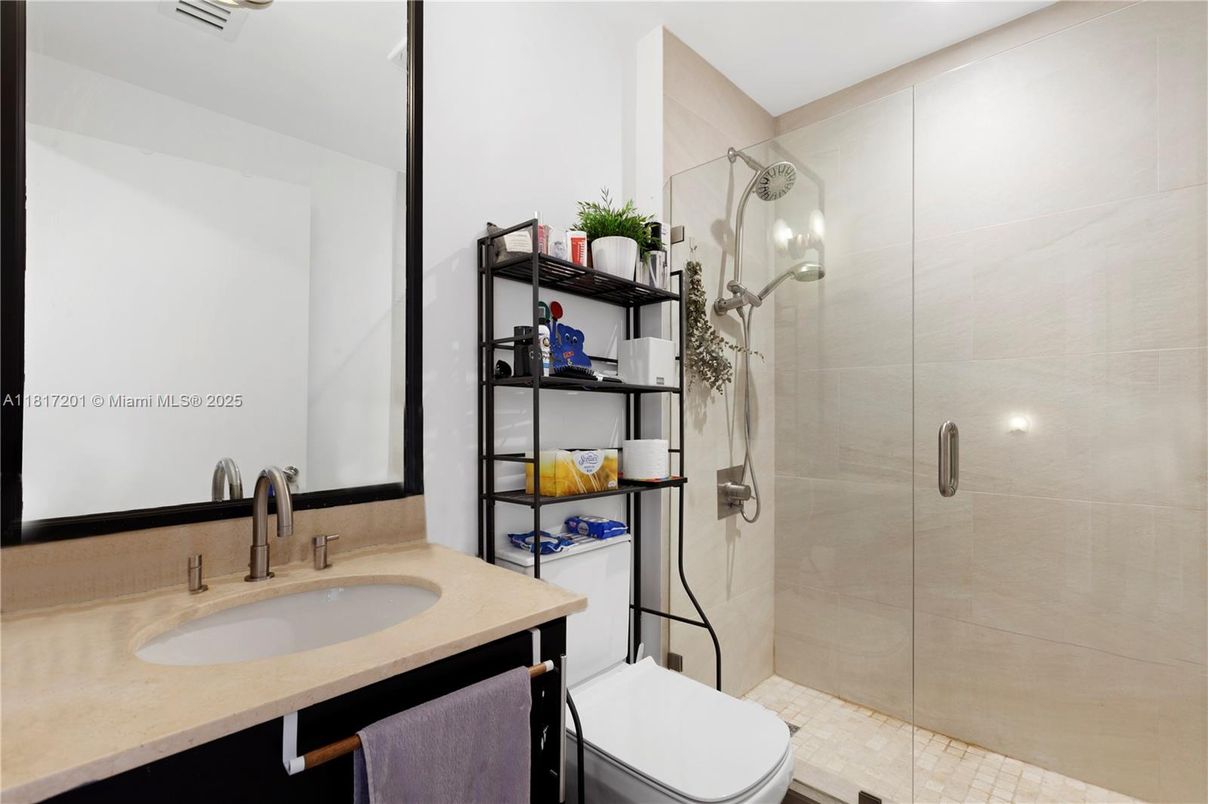 Bathroom, Glass Shower, Interior