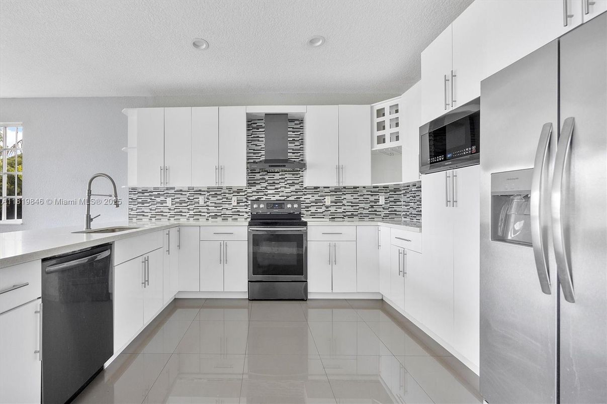 Interior, Kitchen, Recessed Lighting, Stainless Steel Appliances