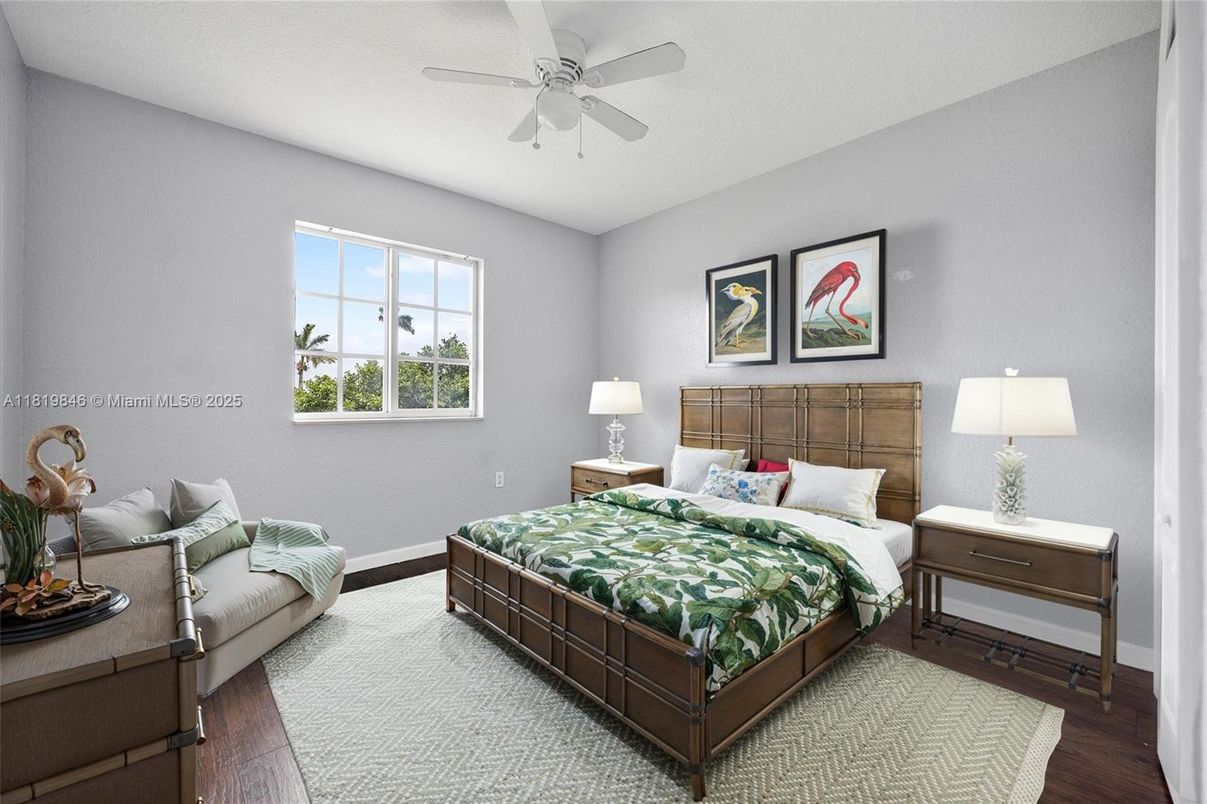 Bedroom, Interior, Wood Texture Flooring