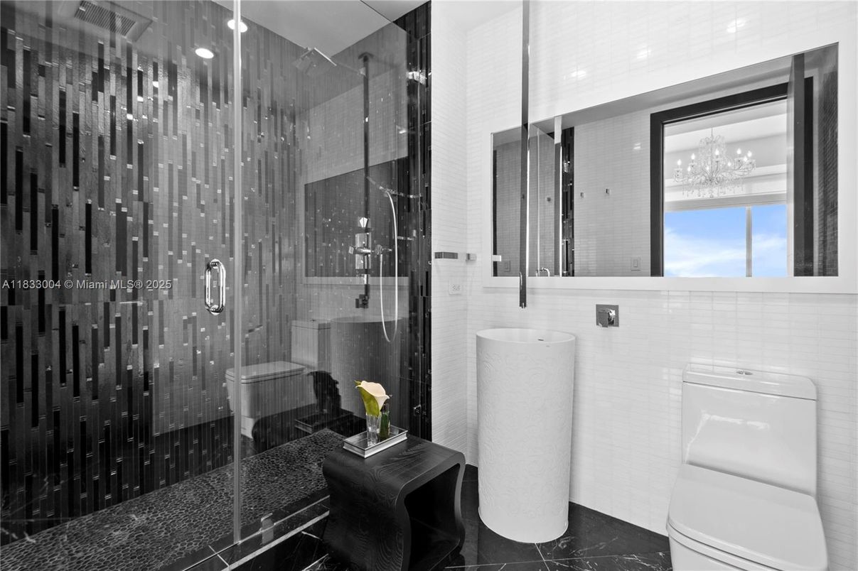 Bathroom, Glass Shower, Interior