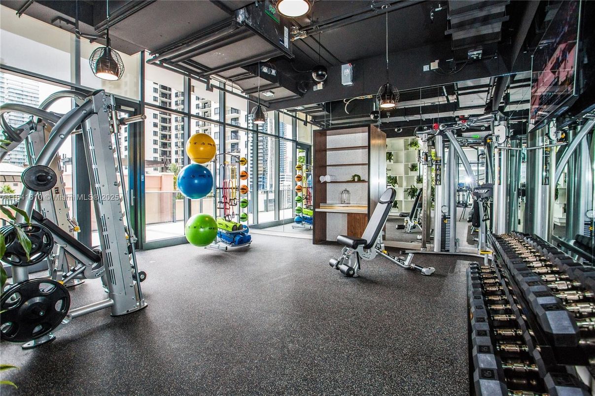 Fitness Equipment, Gym, Interior