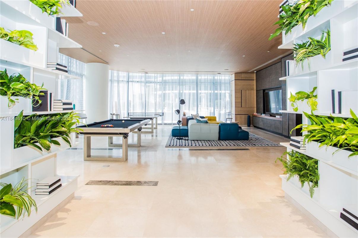 Billiard Table, Fireplace, Game Room, Interior, Living room, Recessed Lighting