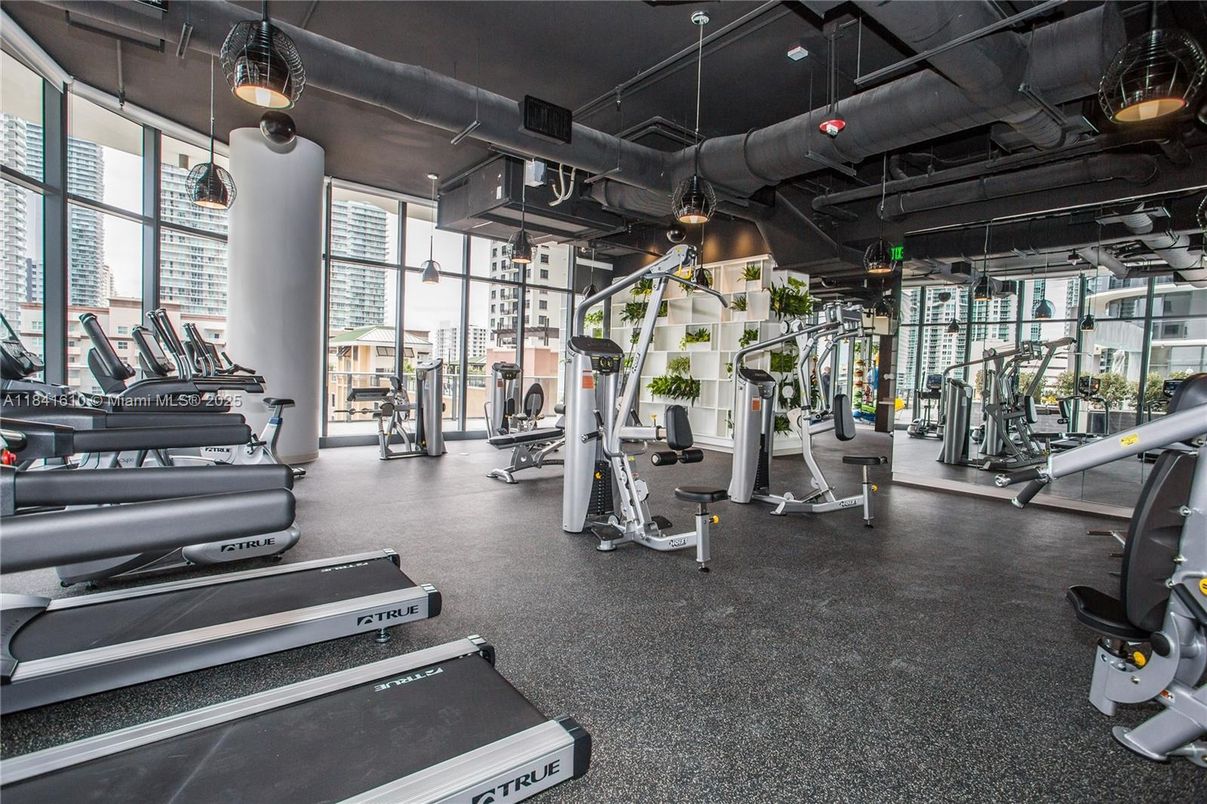Fitness Equipment, Gym, Interior