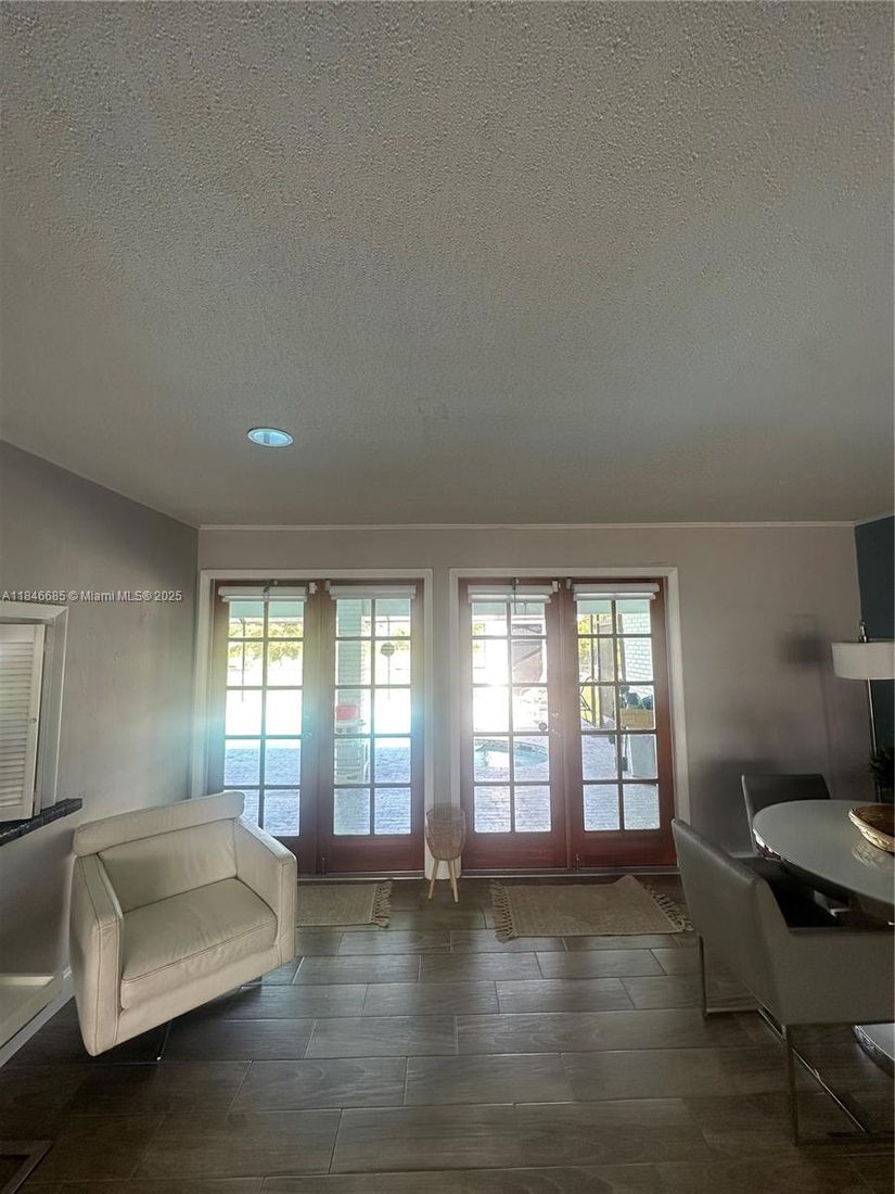 Dining room, Interior, Recessed Lighting, Water, Wood Texture Flooring