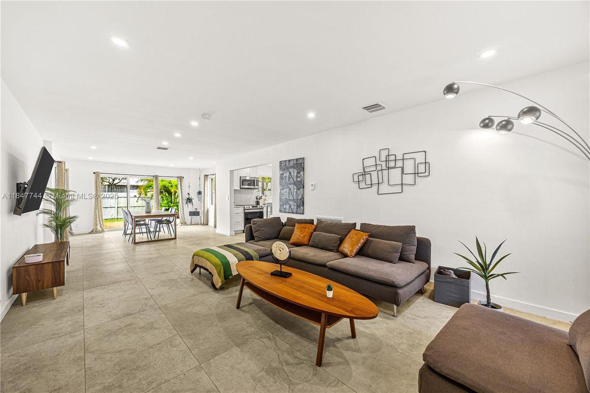Interior, Living room, Recessed Lighting