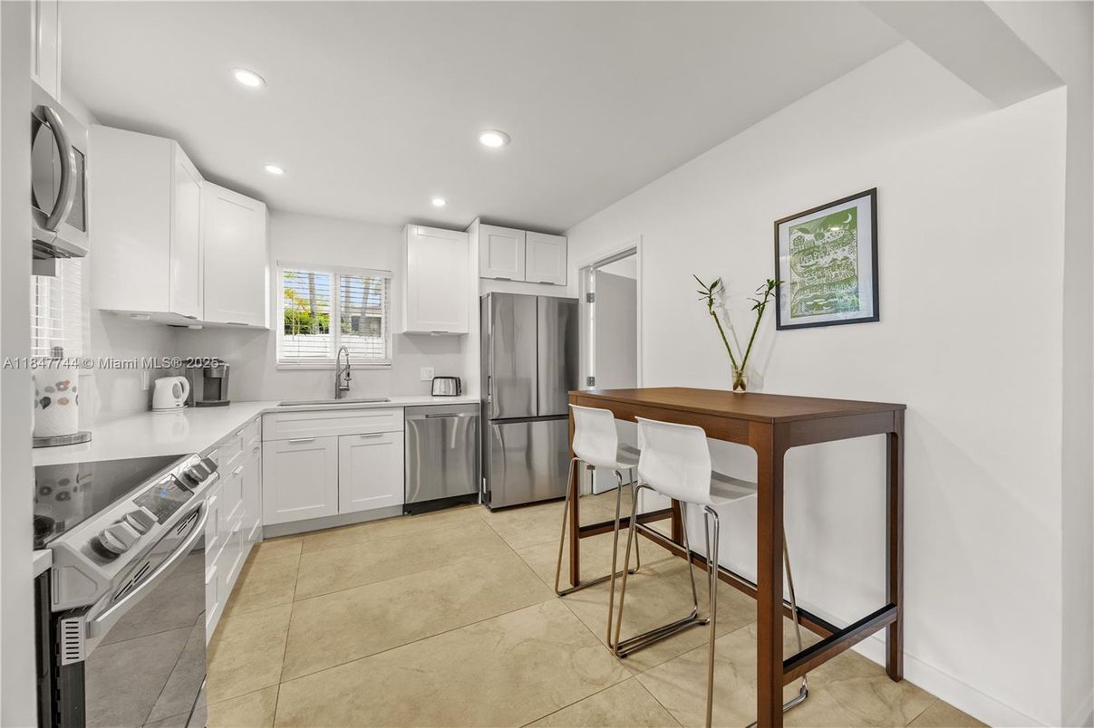 Interior, Kitchen, Recessed Lighting, Stainless Steel Appliances